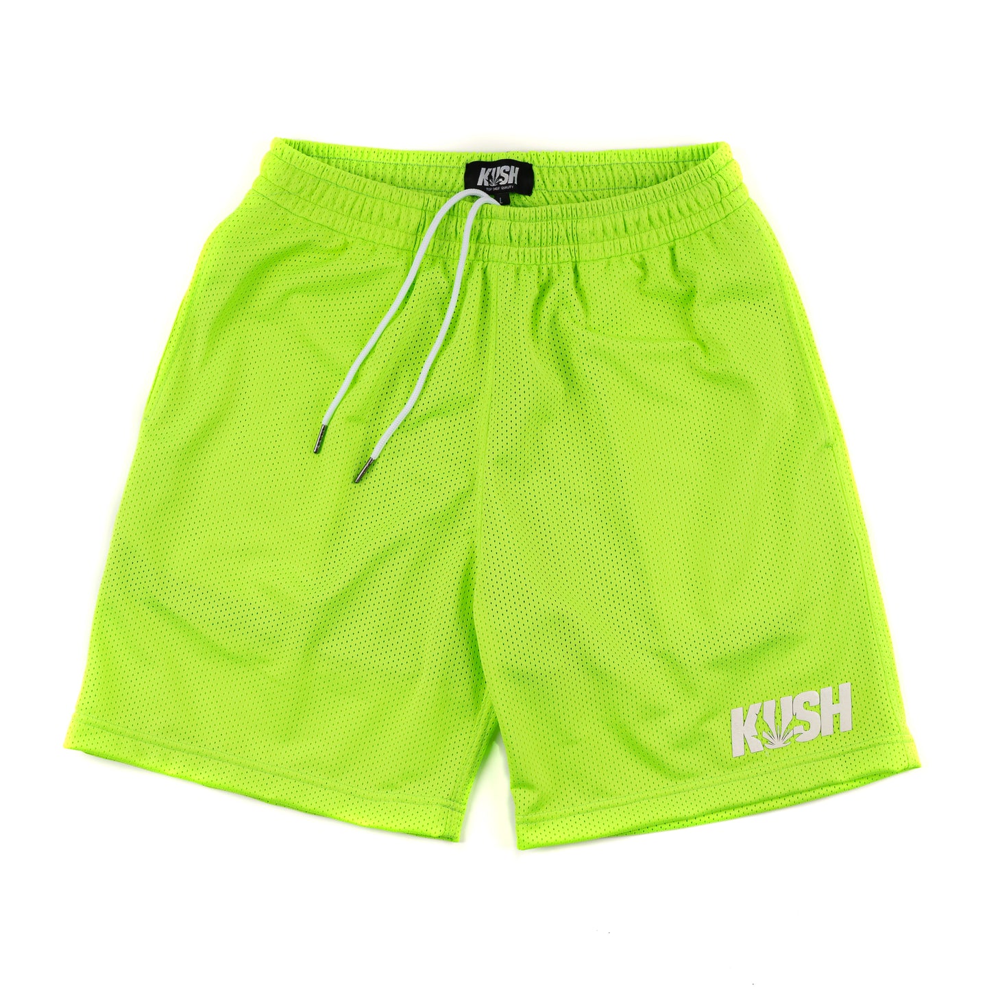 See Thru Short Shorts Sports Mesh Lime - Neon Green – Knobs SF